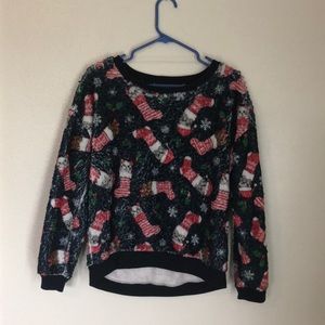 🍪Super soft and fluffy cat Christmas sweater!